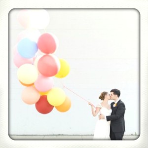 heliumballonnen voor bruiloft